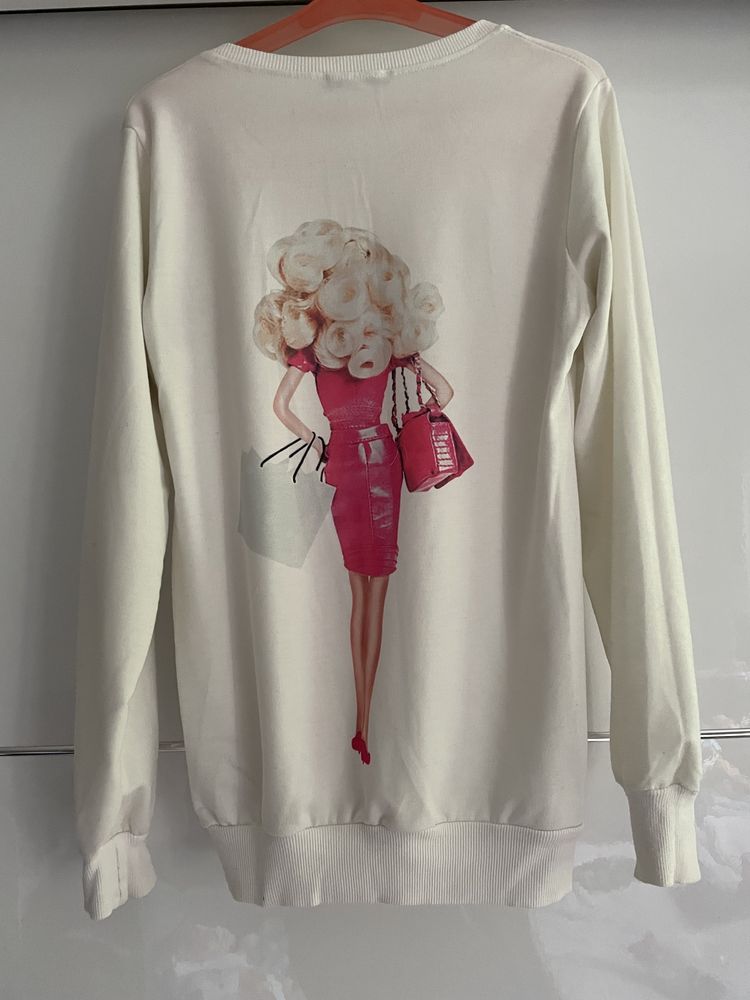 Biała bluza Barbie