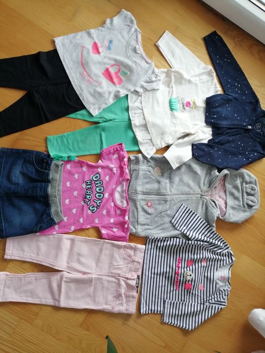 Ubranka dla dziewczynki r. 68-74