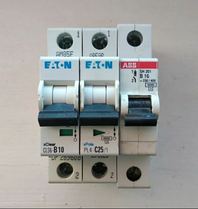 Автоматичний вимикач/автомат АВВ,Eaton B10,В16,С25