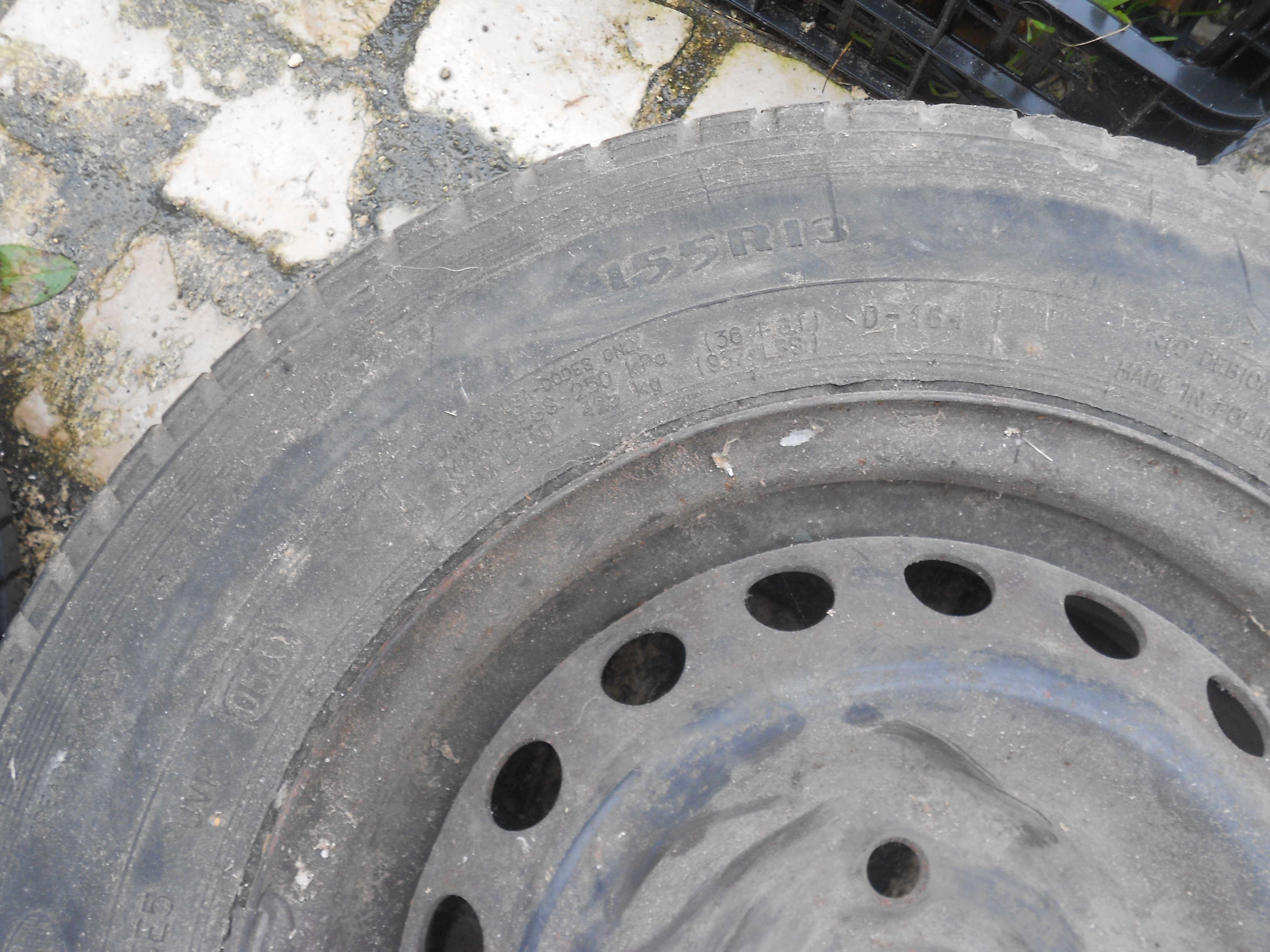 Pneu roda jante ferro Opel R14 R13