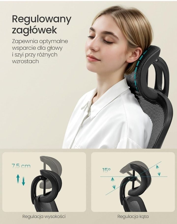 Ergonomiczne krzesło biurowe