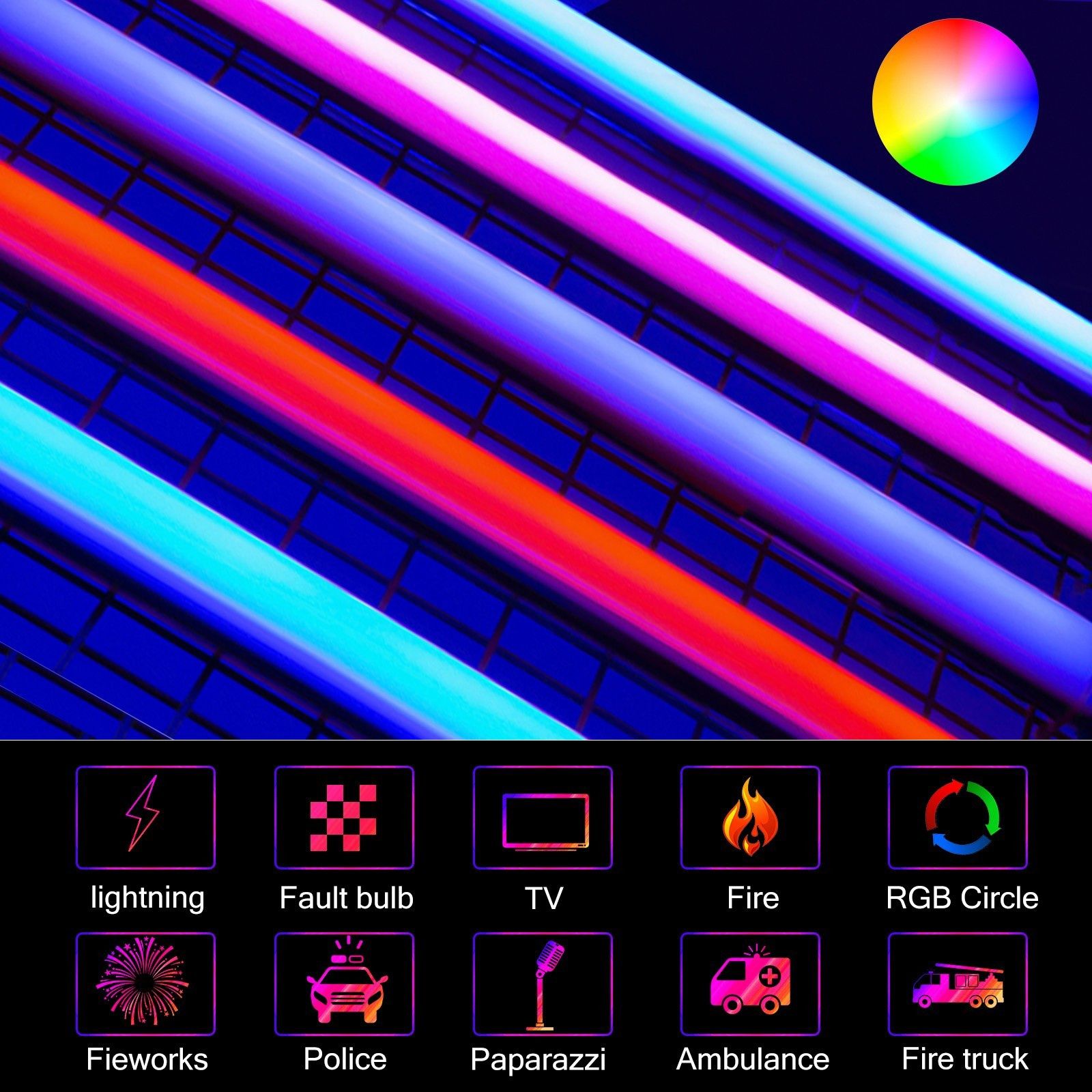 Bastão de Led RGB - SOKANI X25 SELADO