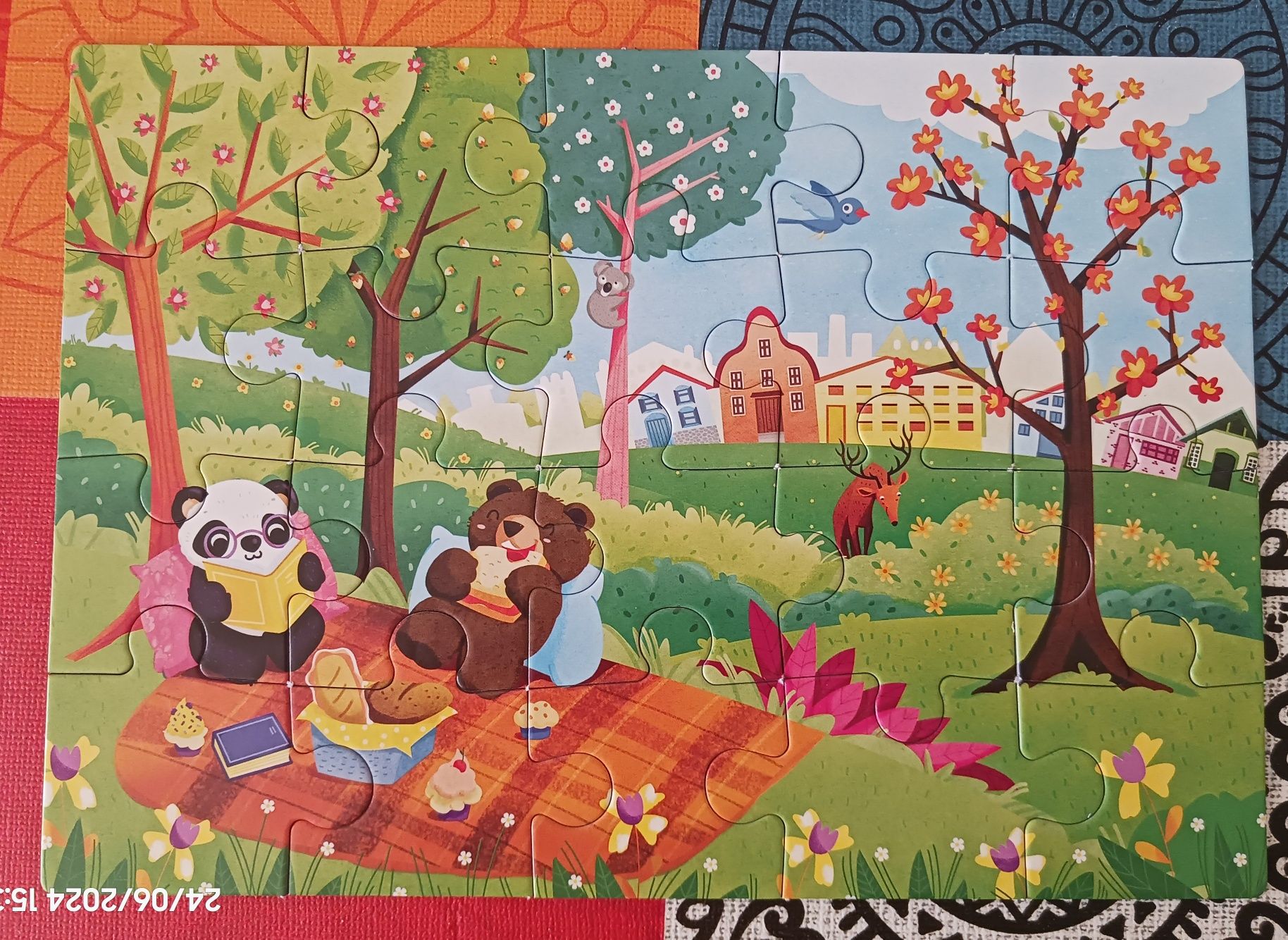 Conjunto de 4 puzzles progressivos