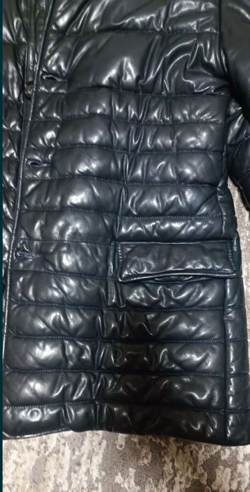 Шкіряна чоловіча  куртка