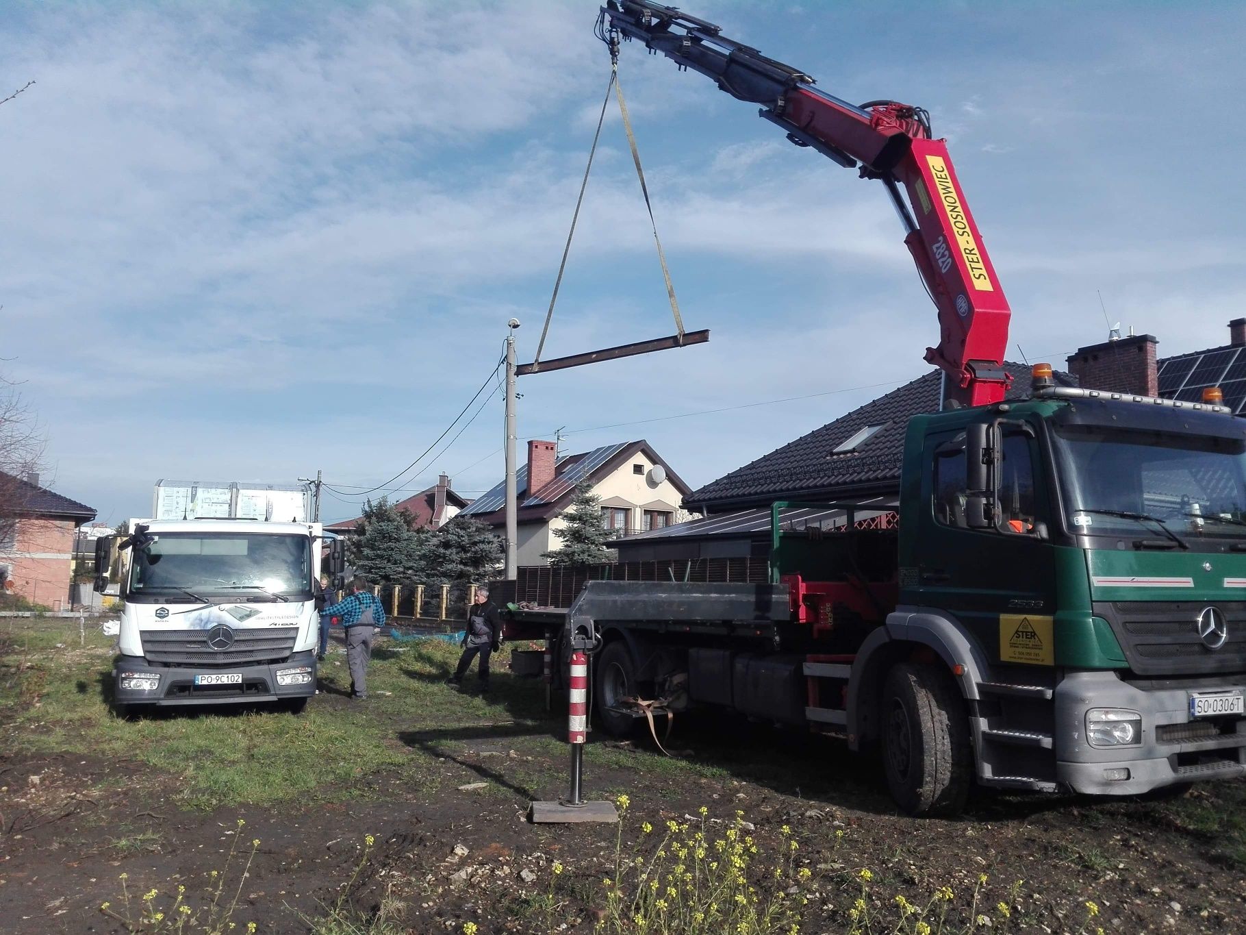 Wynajem kontenerów magazynowych biurowych , transport Usługi HDS 40''