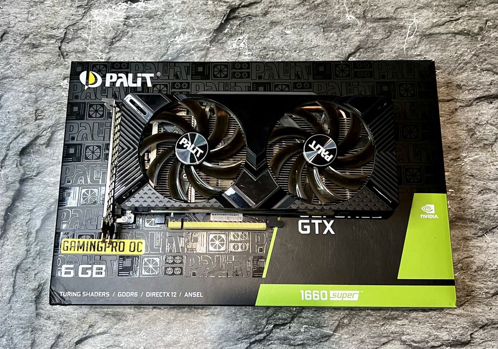 Видеокарта Palit GTX 1660 6gb Super OC