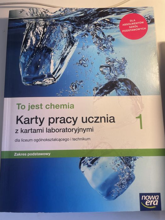 Karty pracy ucznia chemia podstawa 1 klasa liceum
