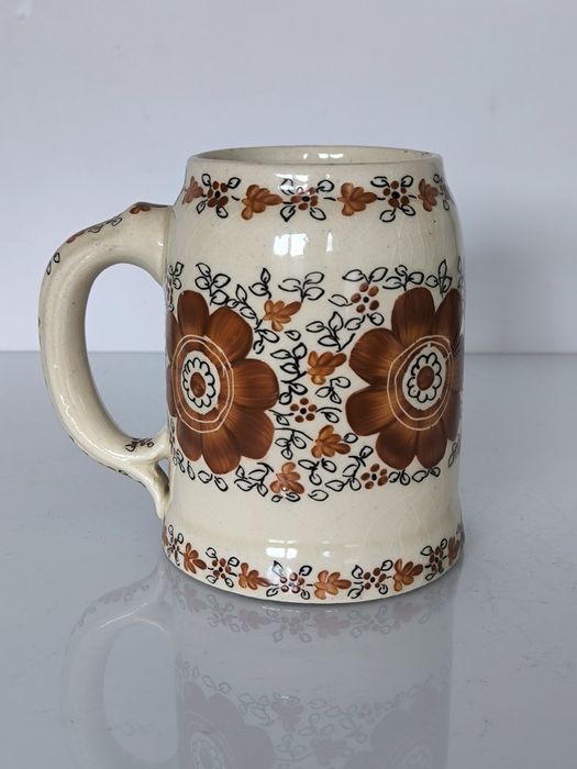 Kufel Kwiatogal Sygnowany PRL