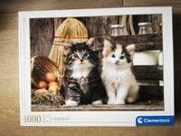 Puzzle koty Lovely kittens Clementoni 1000 NOWE