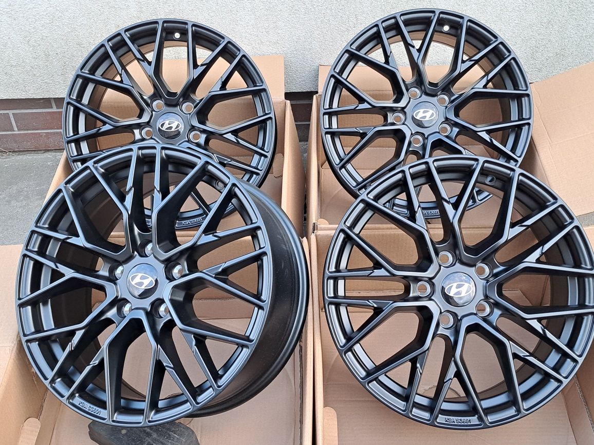 Alufelgi Hyundai 18 NOWE 5x114,3 I30 I40 IX20 Ix35 Tucson! CZARNE