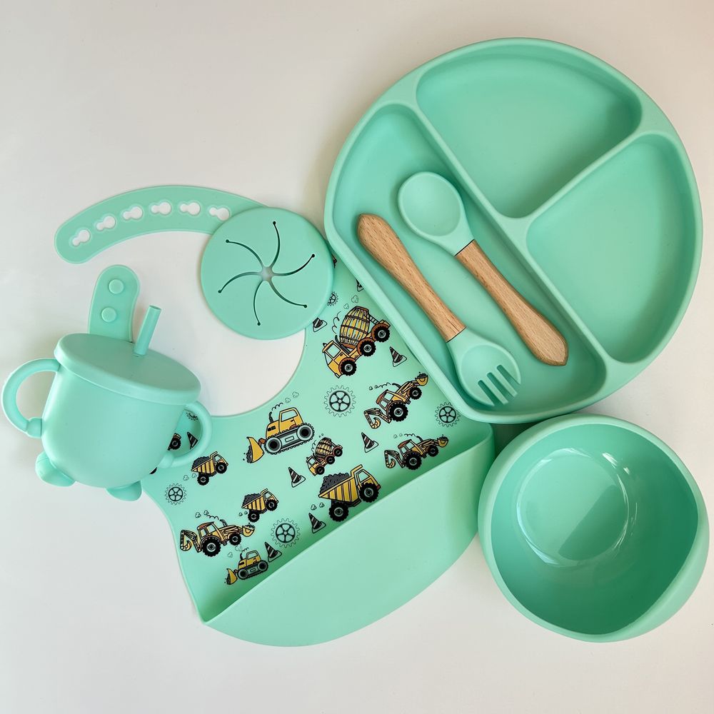 набір посуду набор детской посуды силиконовая посуда детская