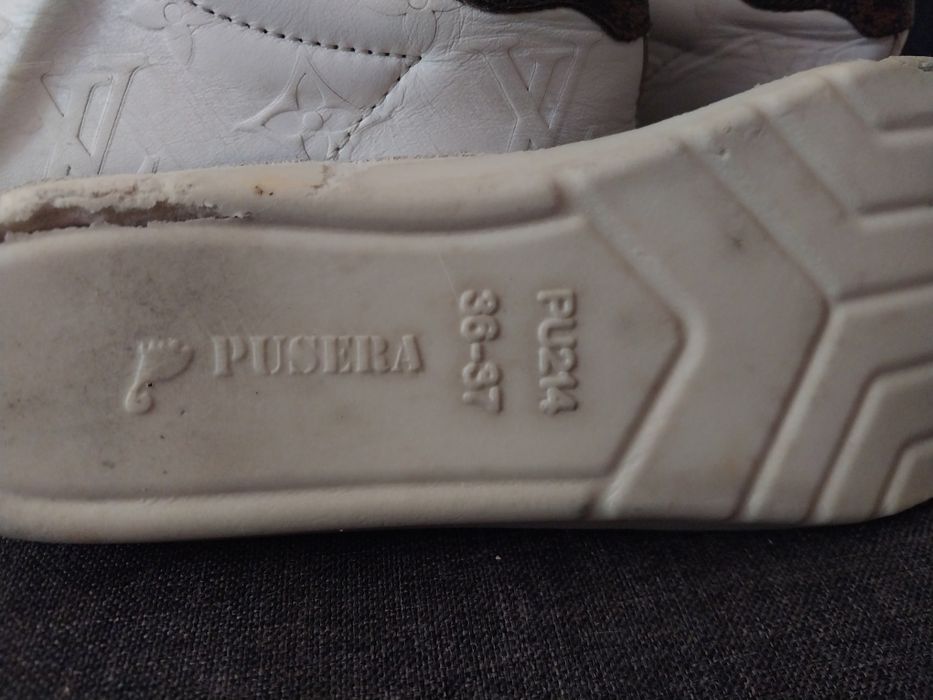 Шкіряні кеди кросiвки Louis Vuitton.Р.36-37