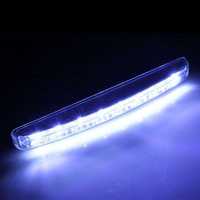 Światła do Jazdy Dziennej, 2x8 LED Mocne