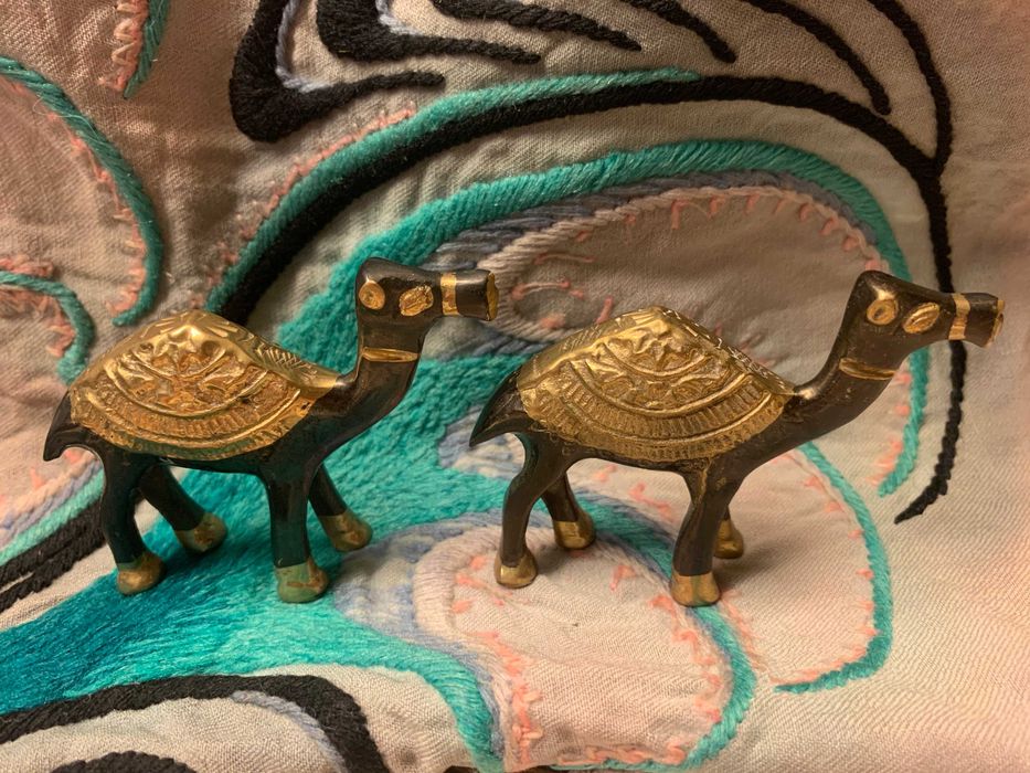 статуэтки из бронзы Верблюды