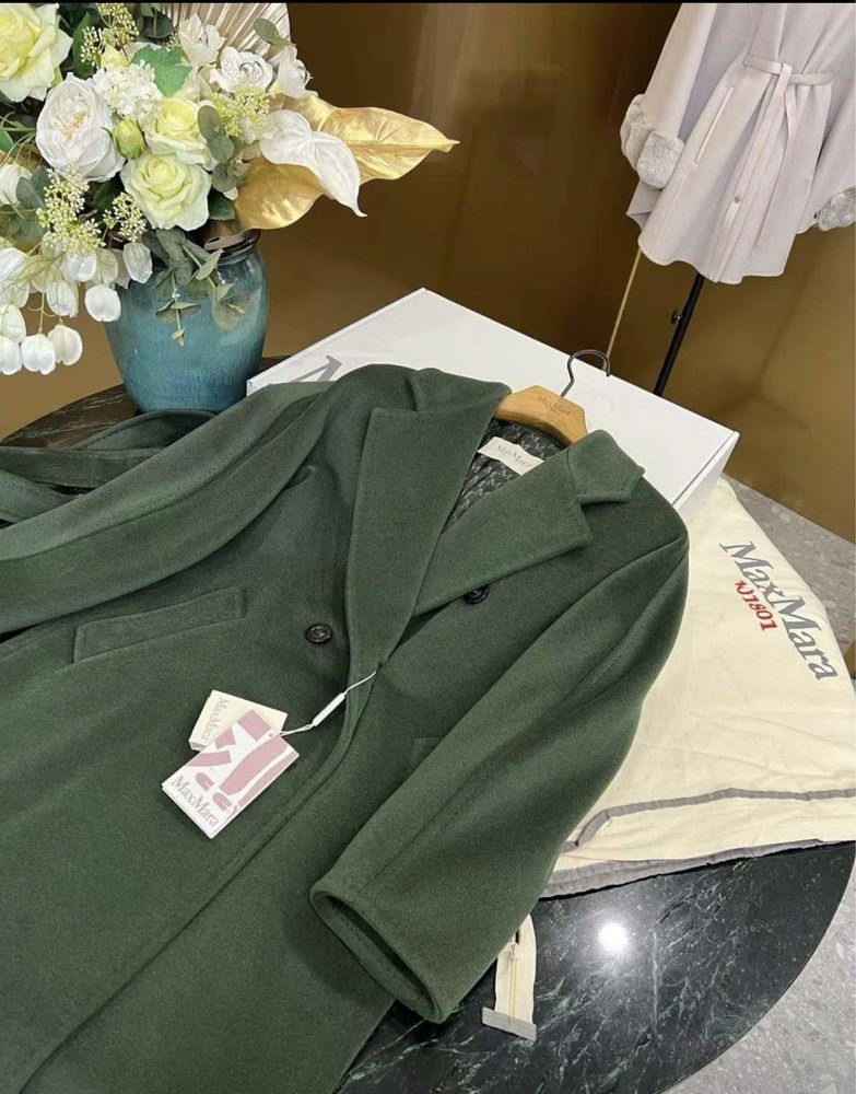 Продам пальто Maxmara 101801 , овеча вовна пальто Максмара В НАЯВНОСТІ