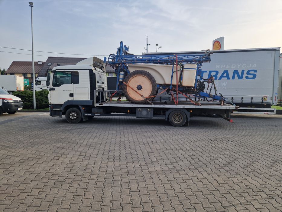 Man tgl 8.250 laweta platforma autolaweta najazd do kontenerów