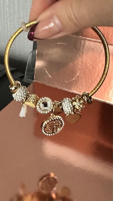 Bransoletka+pierscionek, komplet biżuterii