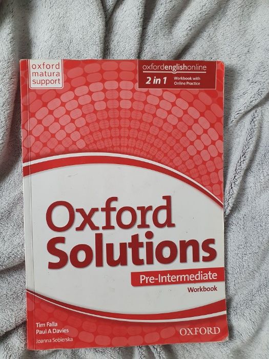 Oxford Solutions Pre-Intermediate Czerwona Ćwiczeniówka