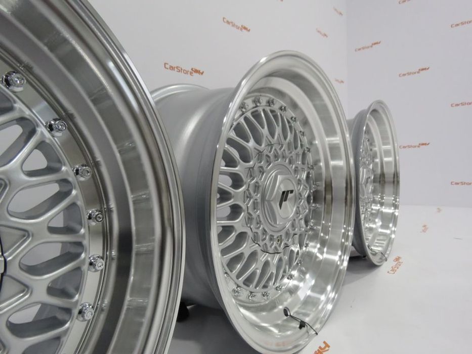 Jantes Japan Racing JR9 15 '' 7 + 8j et20 4x100 + 108 Silver