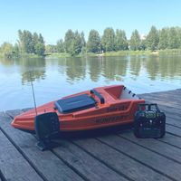 Короповий кораблик SOLO V2+ GPS та  Lucky FF918 Orange