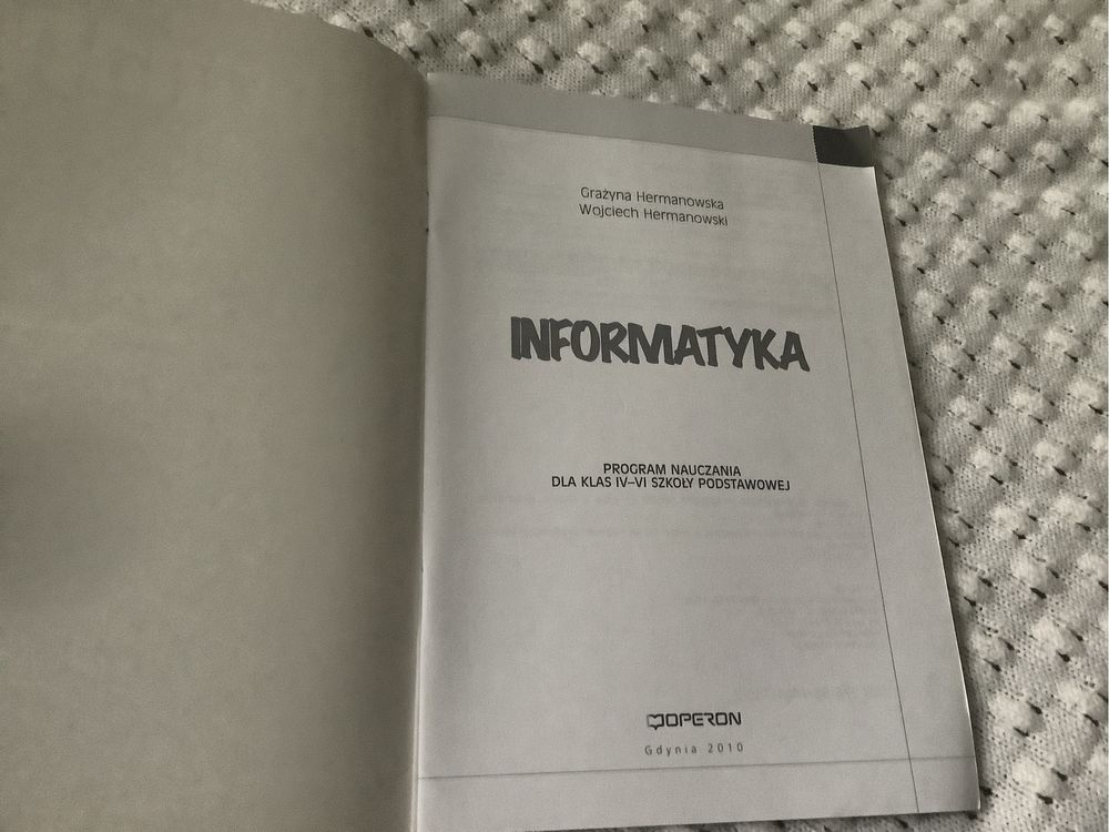 Informatyka program nauczania Operon Hermanowska