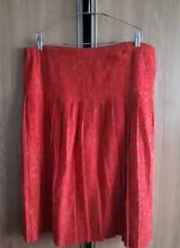 spódnica XL/XXL czerwona ciepła