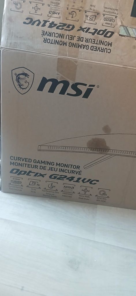 монитор msi optix g241vc (битый)