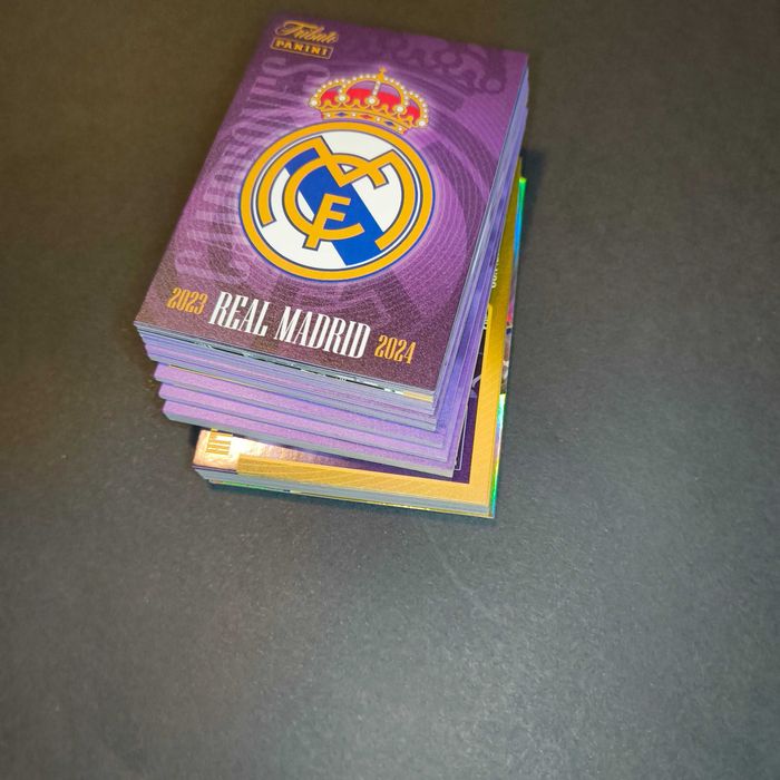Set 50 Cartas Real Madrid Tricampeones Panini