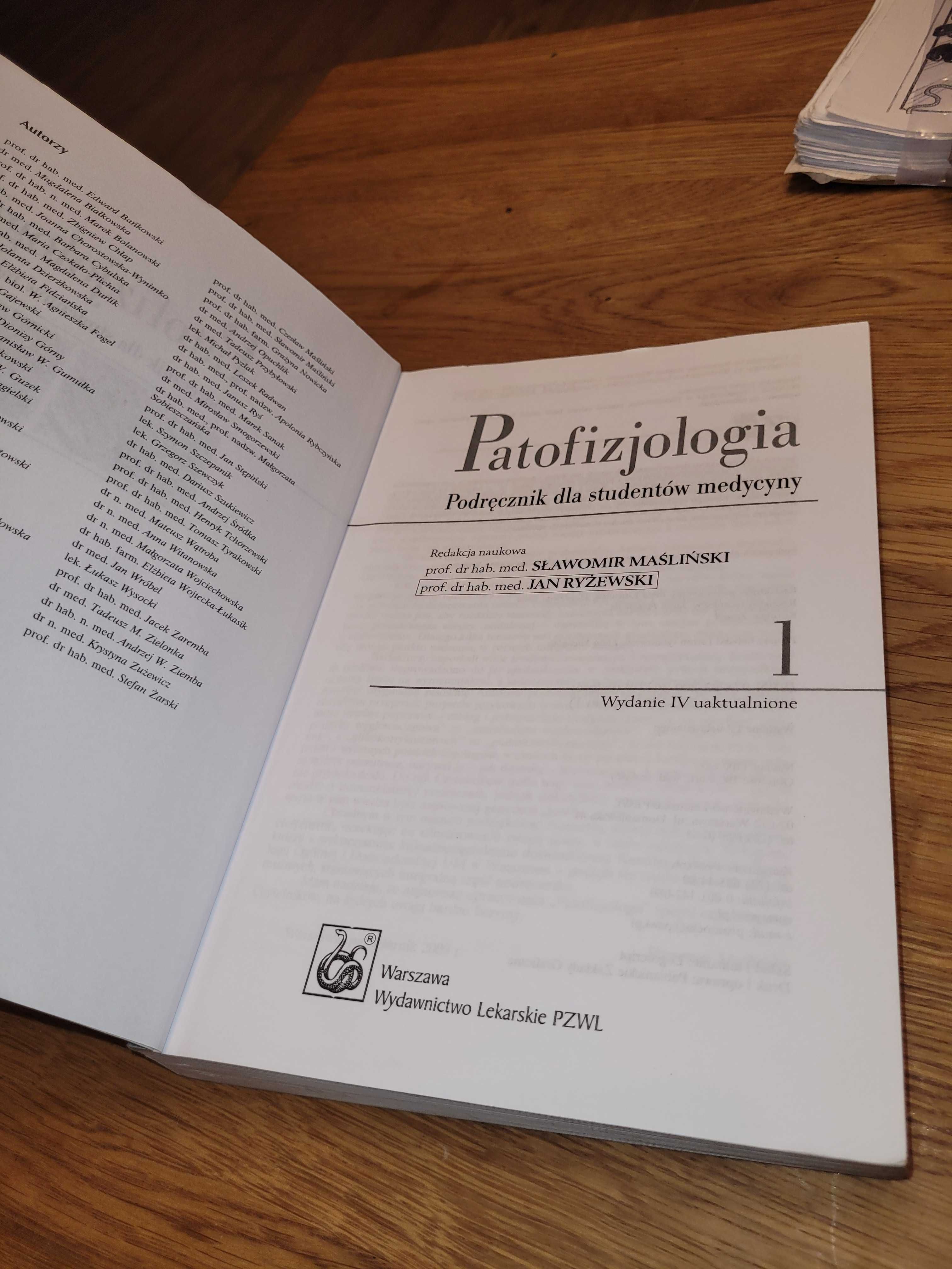 Patofizjologia S.Maślinski Tom 1 i 2