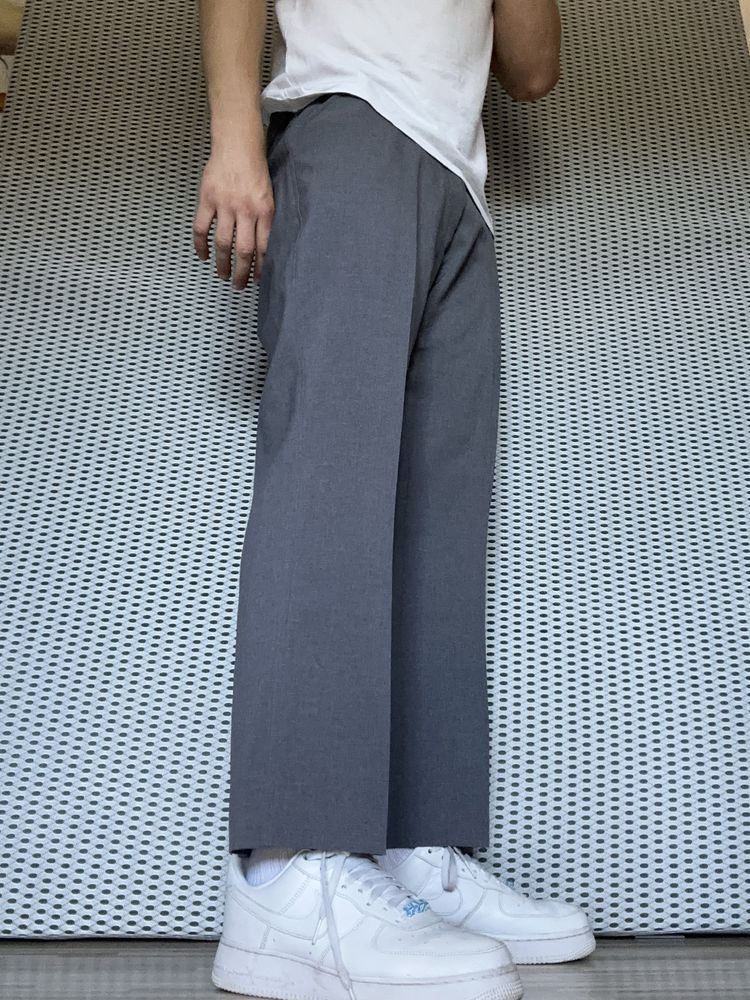 Szerokie spodnie baggy skate styl 90s Y2K hiphop męskie jeans