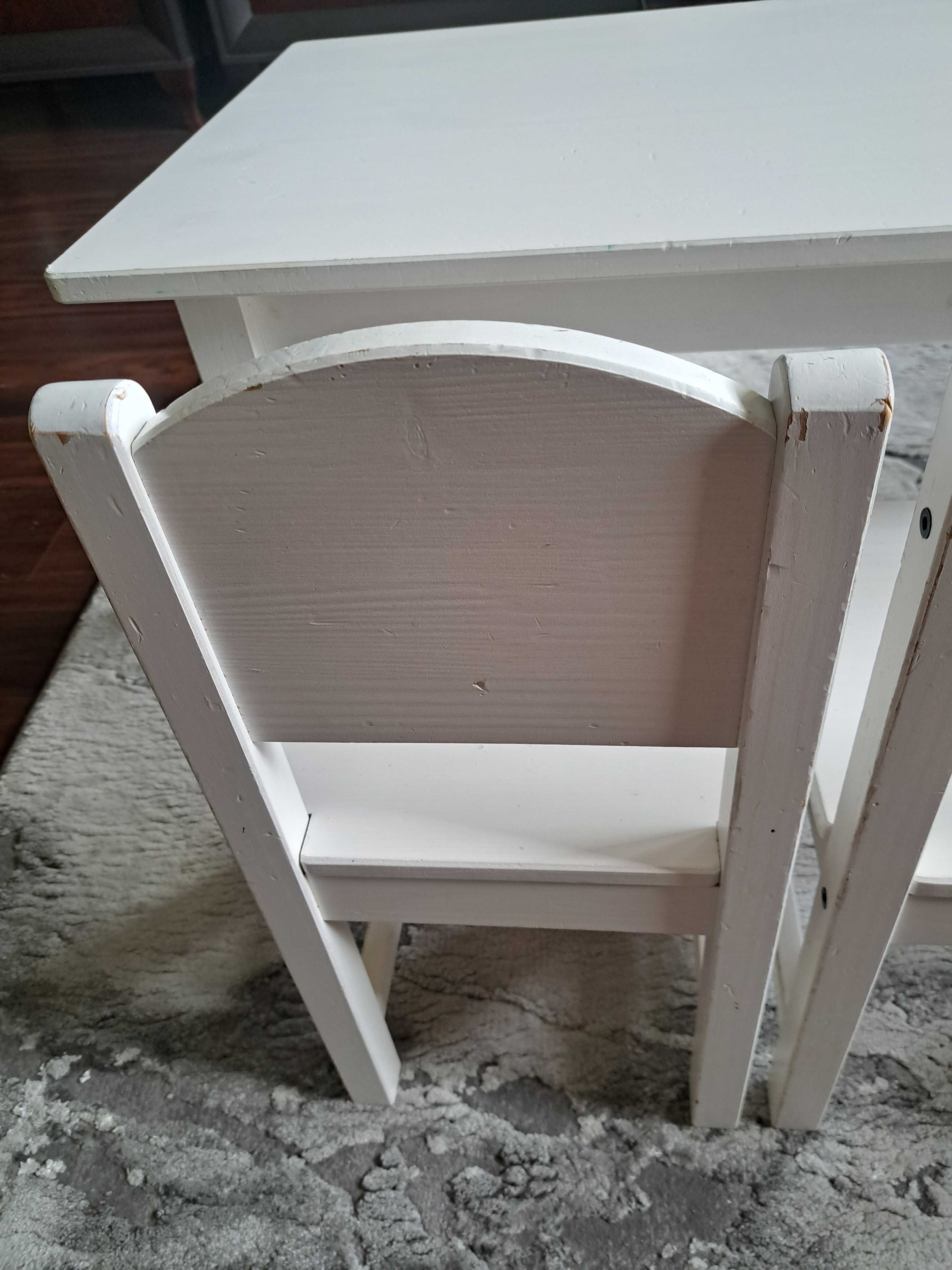 Stolik dziecięcy z krzesłami Ikea Sundvik 76x50