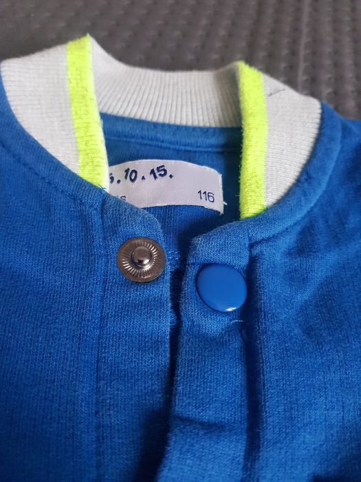 Bluza 5 10 15 rozmiar 116 chłopięca rozpinana