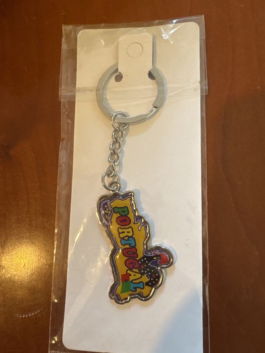 Porta chaves com o mapa de Portugal