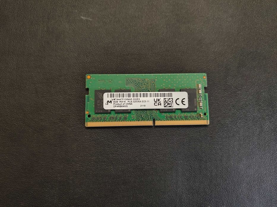 ОЗУ Micron 8gb DDR4 3200 MHz SO-DIMM (MTA4ATF1G64HZ-3G2E2)