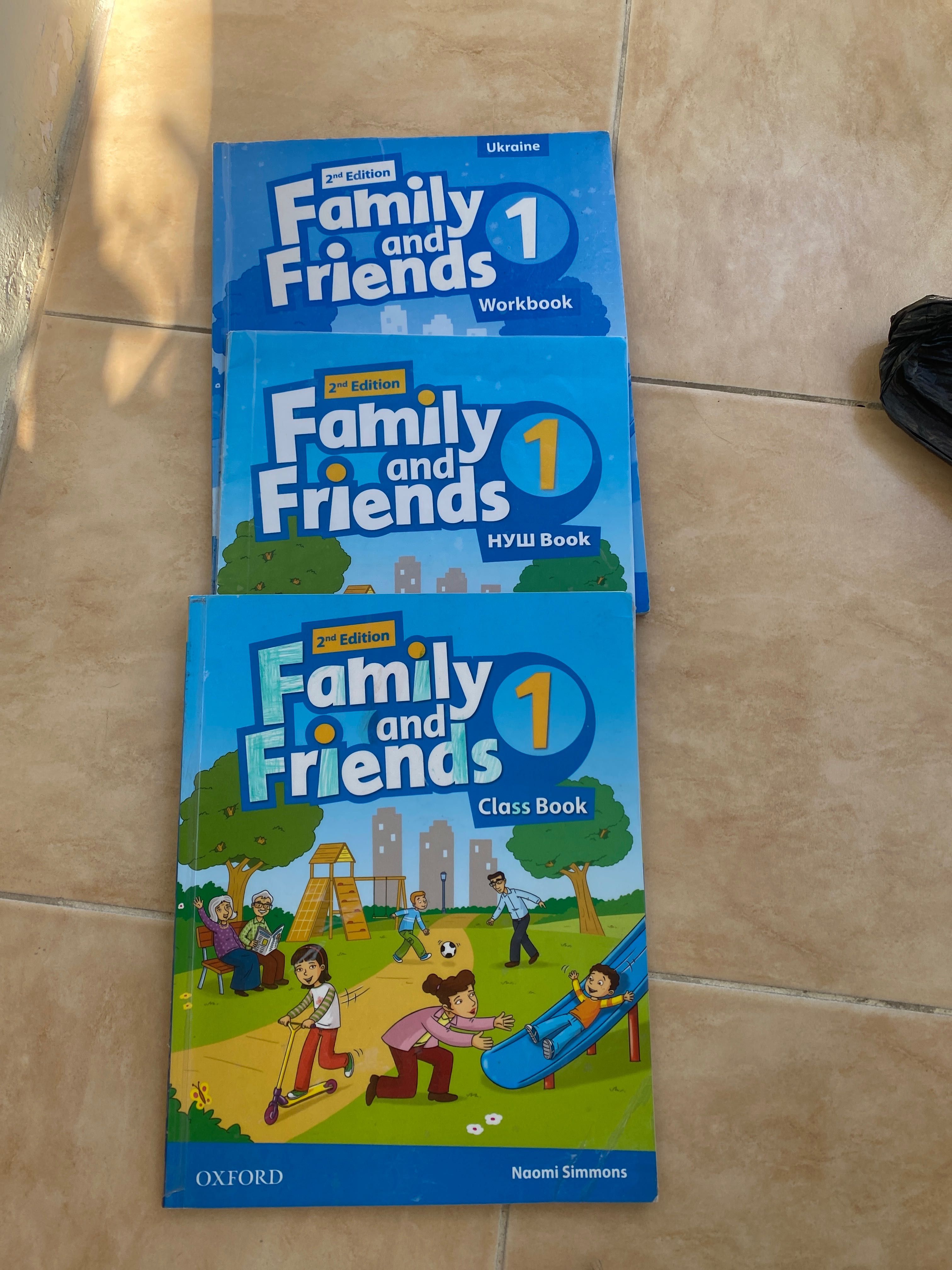 Family and friends 1 клас НУШ Book, Class book, Workbook