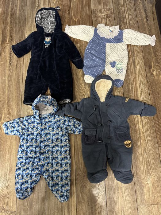 Детские комбенизоны осень-зима-весна от 0 до 9 мес.