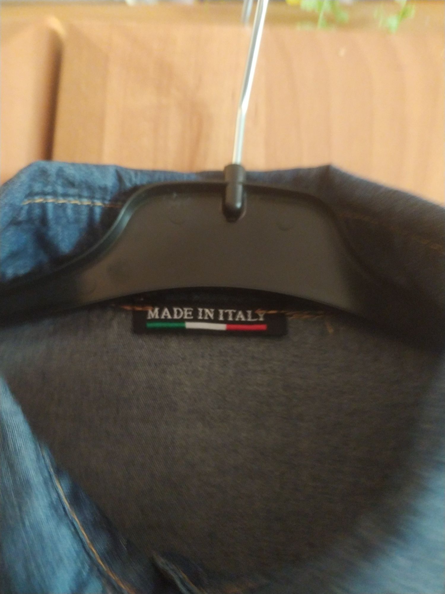 Koszula bawełniana bluzka jeansowa dżinsowa r 38 M Made in Italy