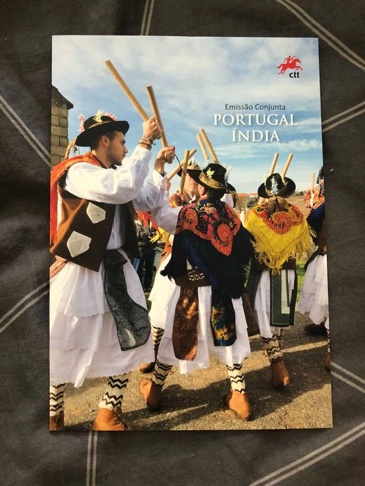 Filatelia Emissão conjunta Portugal India sobrescrito 1º dia 2017