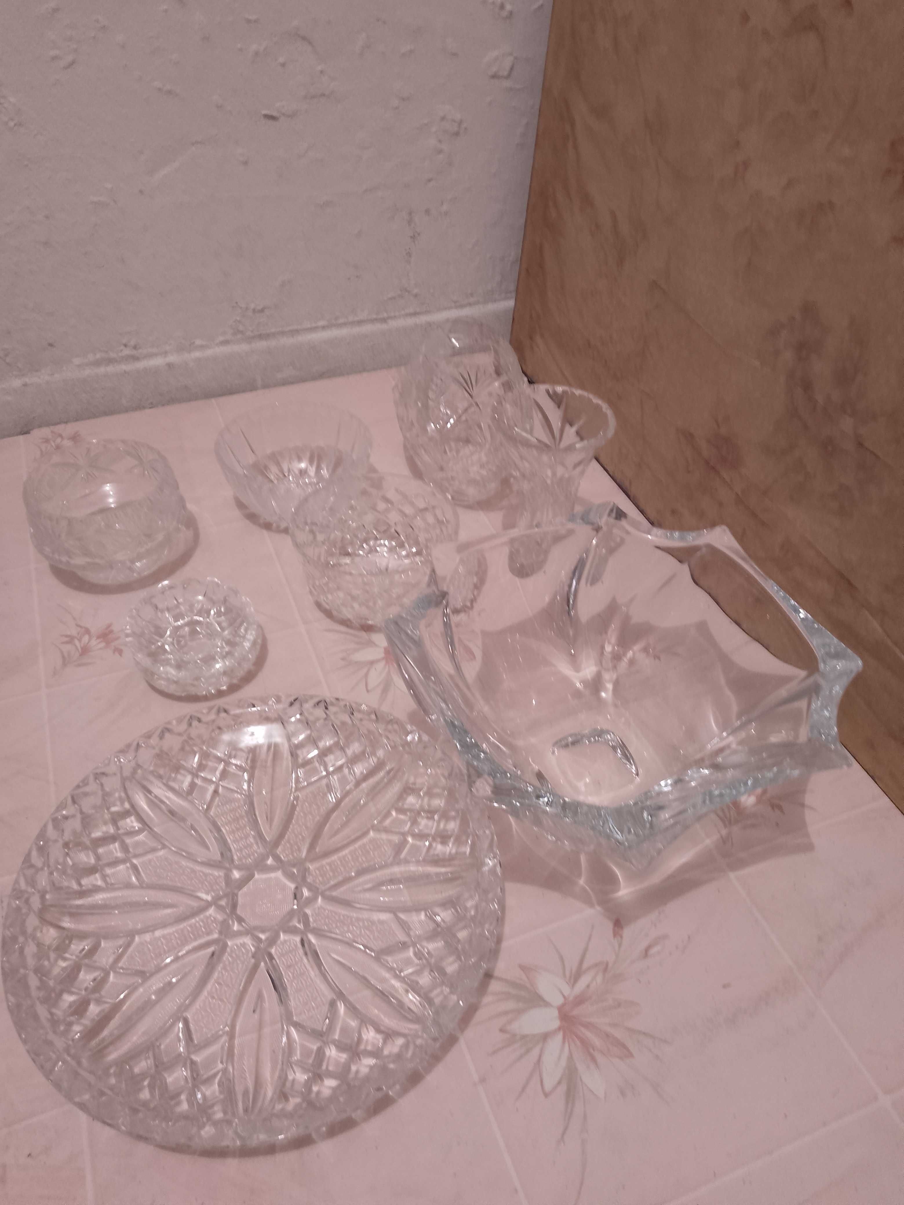 Kryształy i talerze dekoracyjne - lata 70-80.