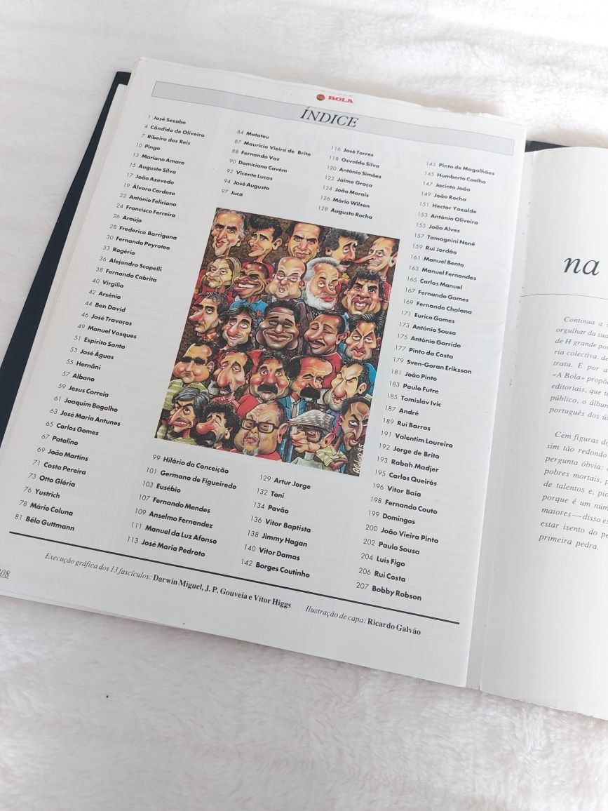 Livro 100 figuras do futebol português - A BOLA