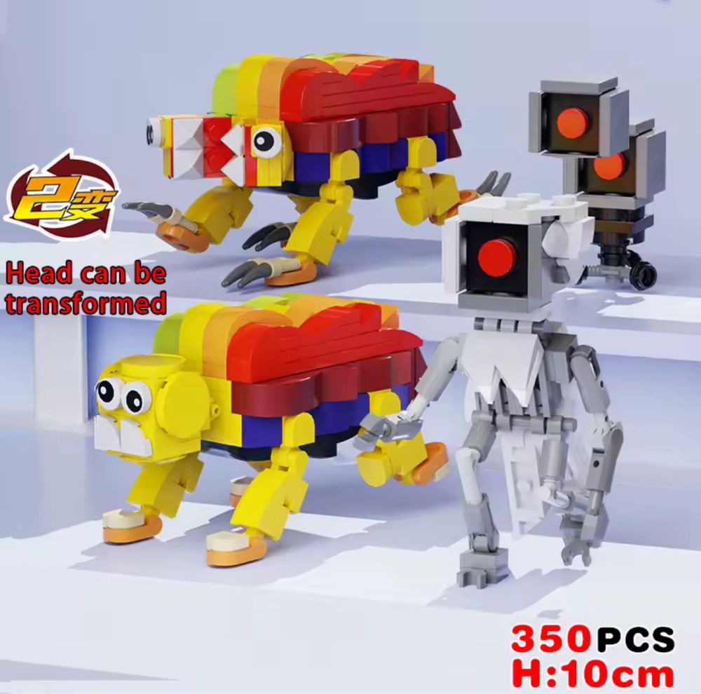 Великий набір конструктора у стилі LEGO – POPPY PLAYTIME
