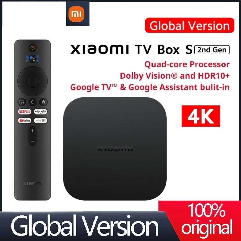 Xiaomi Mi TV Box S 2nd Gen Quad Core 4K Ultra HD Dolby Vision HDR10+