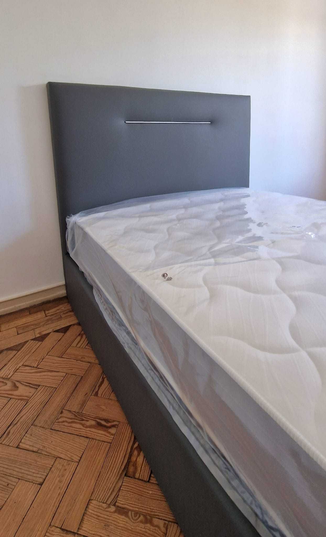 Camas de Casal Estofadas de Luxo 199€ Disp. em Várias Cores! 190x140m!
