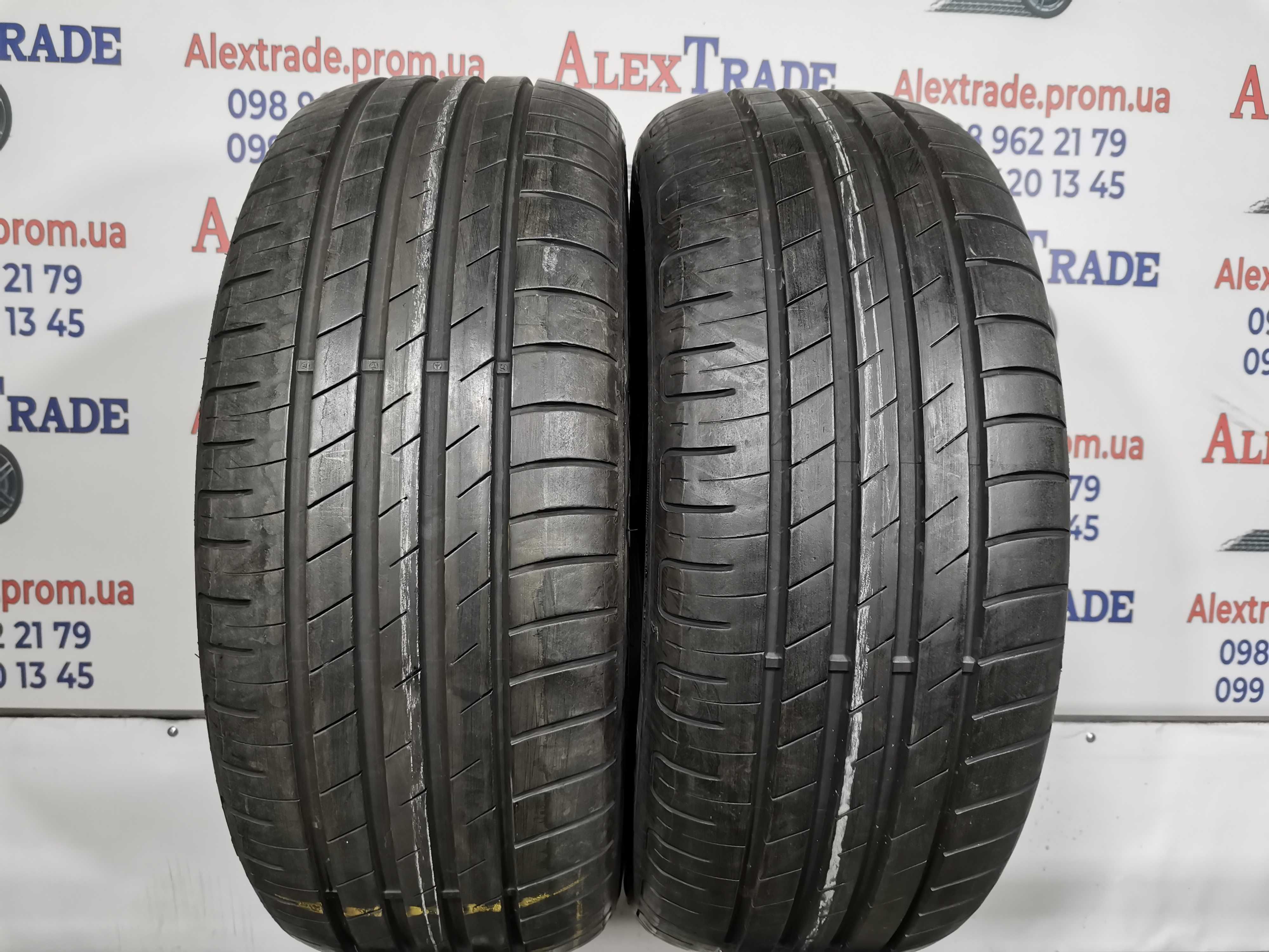 2 шт. 205/55 R16 Goodyear EfficientGrip Performance літні шини б/у