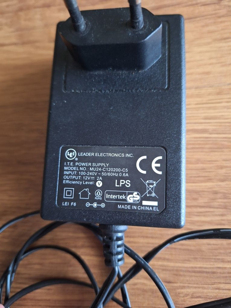 Zasilacz Leader Electronics Inc. MU24-C120200-C5 12V 2A