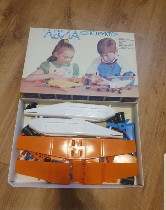 Игрушка СССР Конструктор СССР Авиаконструктор НОВЫЙ