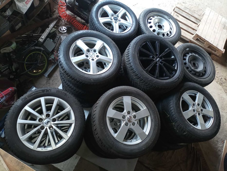 32 Koła zimowe Likwidacja przechowalni  16,18 całość lub  zestawy