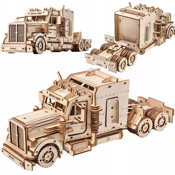 Puzzle Drewniane 3D. Tir