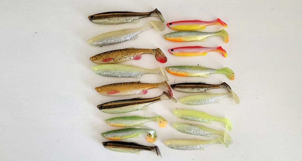 Zestaw gum spinningowych Gunki 7.5 - 10 cm 18 szt