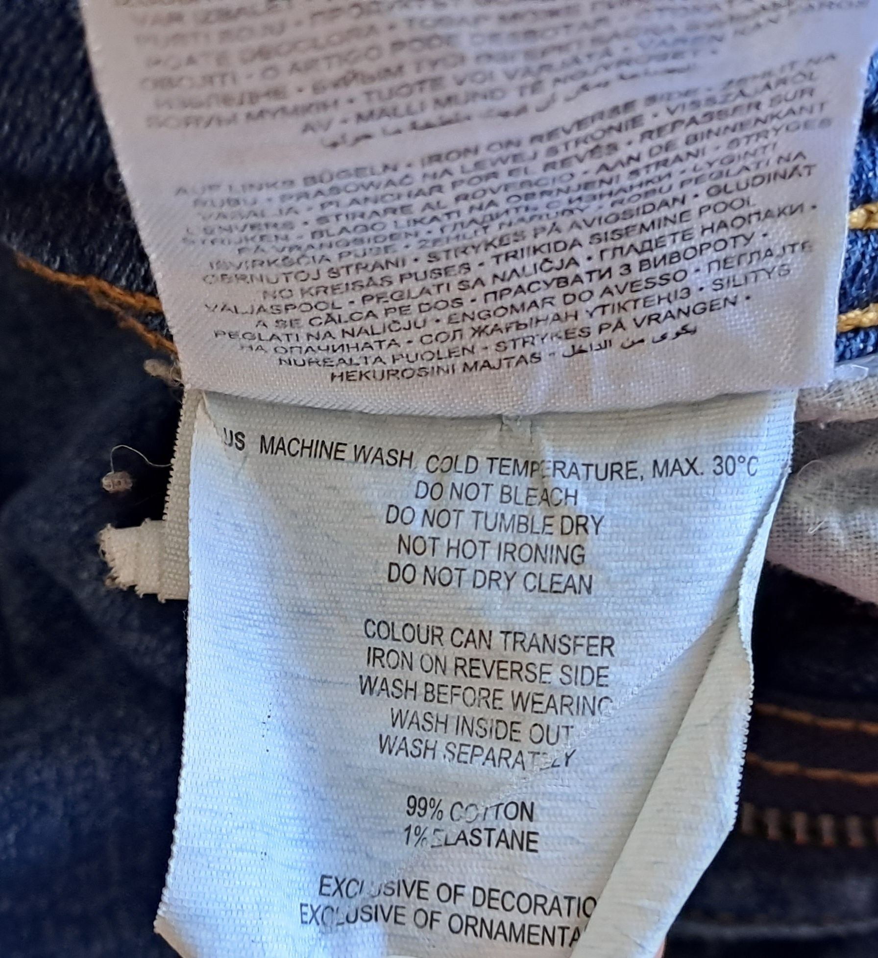 Spodnie FSBN rurki, jeans, R: 31-34 stan bardzo dobry, wysoki stan.
